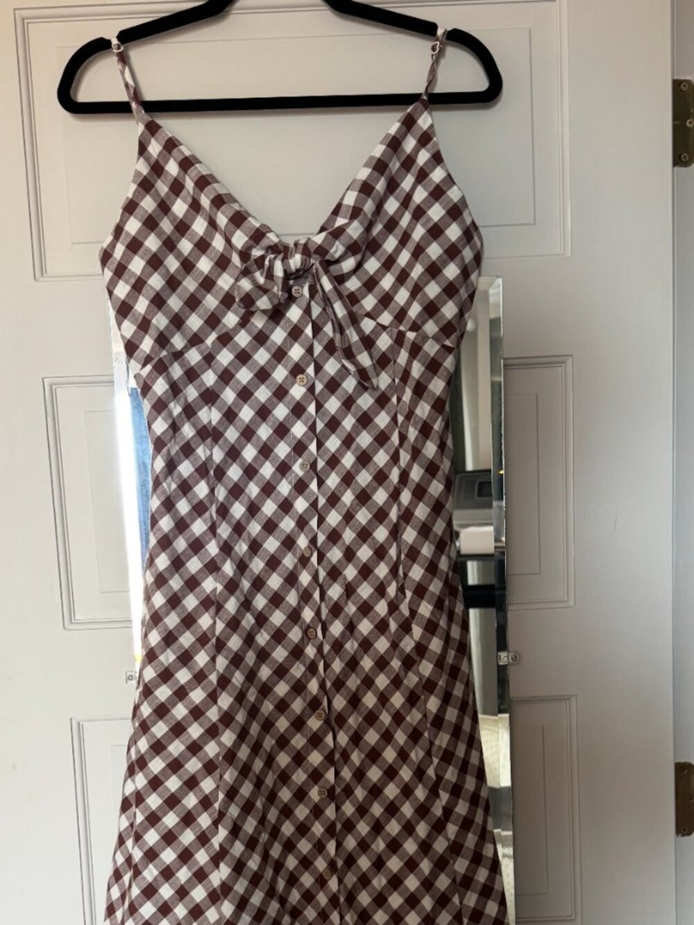 A New Day Gingham Midi Dress - Size Small